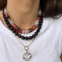 Load image into Gallery viewer, charm changer paperclip necklace &amp; smiley