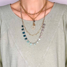 Load image into Gallery viewer, shaded trio knotted silk necklace