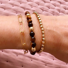 Load image into Gallery viewer, tigers eye bubblegum bracelet