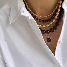 Load image into Gallery viewer, garnet in a ring necklace