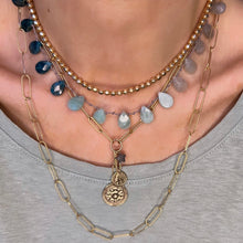 Load image into Gallery viewer, shaded trio knotted silk necklace