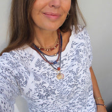 Load image into Gallery viewer, lapis lazuli &amp; gold bead necklace