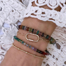 Load image into Gallery viewer, mixed indian agate bracelet