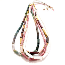 Load image into Gallery viewer, mother of pearl long tube necklace