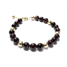 Load image into Gallery viewer, garnet bubblegum bracelet