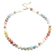 Load image into Gallery viewer, sorbet &amp; gold bubblegum necklace