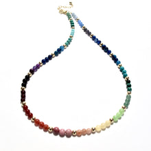 Load image into Gallery viewer, mini rainbow necklace