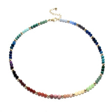 Load image into Gallery viewer, mini rainbow necklace