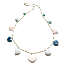 Load image into Gallery viewer, mixed hearts necklace