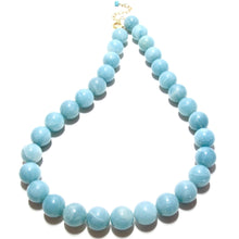 Load image into Gallery viewer, mega chunky amazonite bubblegum necklace