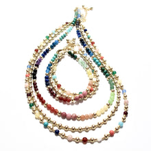 Load image into Gallery viewer, mini rainbow necklace