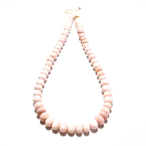 pink opal necklace