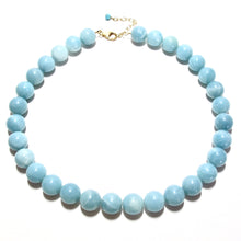 Load image into Gallery viewer, mega chunky amazonite bubblegum necklace