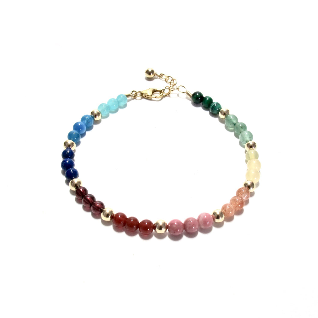 mini rainbow bracelet
