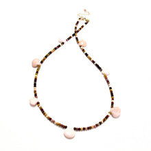 Load image into Gallery viewer, tiny mookaite &amp; pink opal necklace