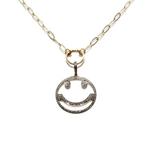 Load image into Gallery viewer, charm changer paperclip necklace &amp; smiley