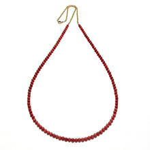 Load image into Gallery viewer, red sea bamboo long necklace