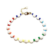 Load image into Gallery viewer, mother of pearl &amp; colours bubblegum bracelet