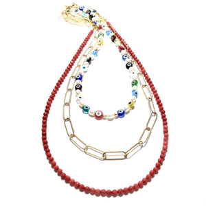 red sea bamboo long necklace