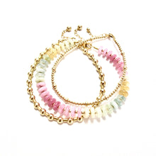 Load image into Gallery viewer, pastel jade bracelet
