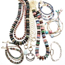 Load image into Gallery viewer, mixed indian agate bracelet