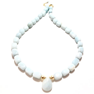 amazonite nugget necklace