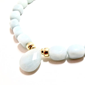 amazonite nugget necklace