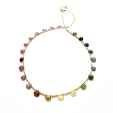 Load image into Gallery viewer, tourmaline drop necklace