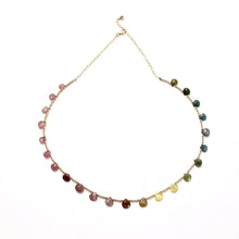 Load image into Gallery viewer, tourmaline drop necklace