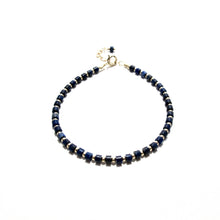 Load image into Gallery viewer, lapis lazuli heishi bracelet