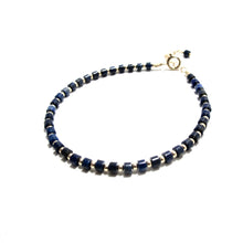 Load image into Gallery viewer, lapis lazuli heishi bracelet