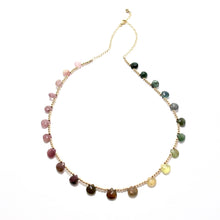 Load image into Gallery viewer, tourmaline drop necklace