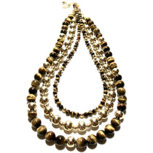 Load image into Gallery viewer, tigers eye bubblegum necklace