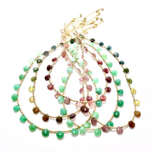 Load image into Gallery viewer, tourmaline drop necklace