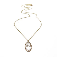 Load image into Gallery viewer, vintage cameo necklace