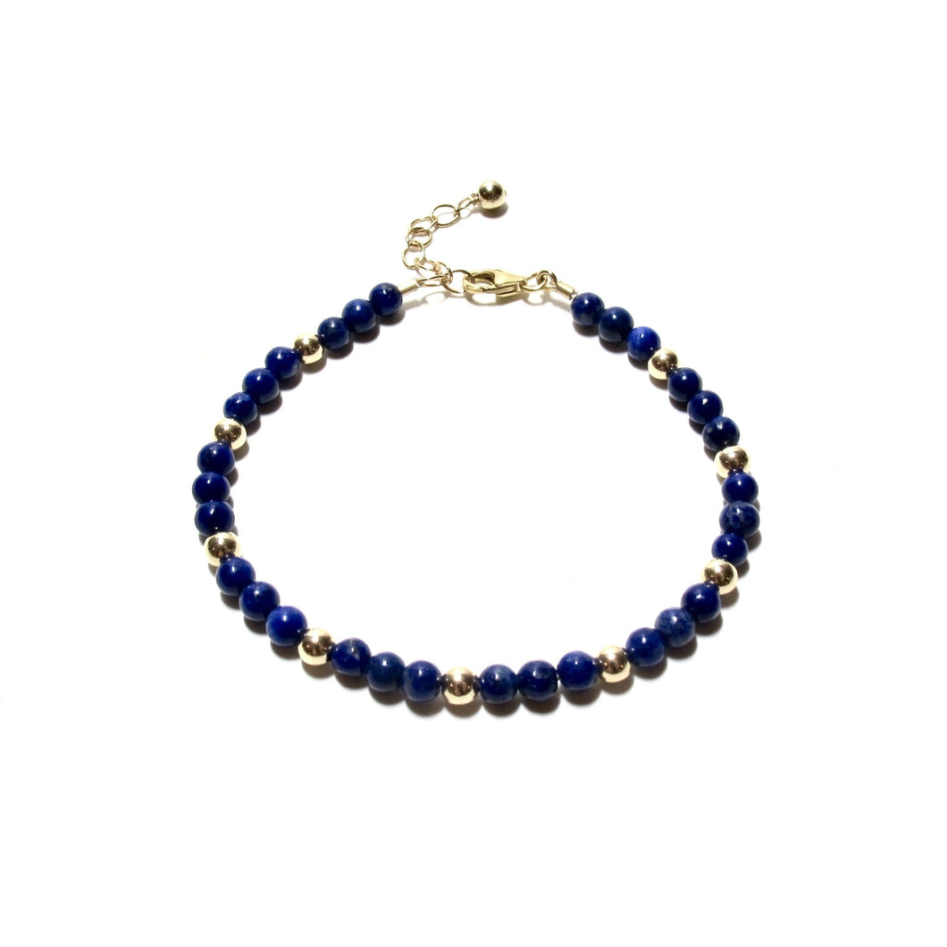 mini lapis lazuli bracelet