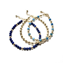 Load image into Gallery viewer, mini lapis lazuli bracelet