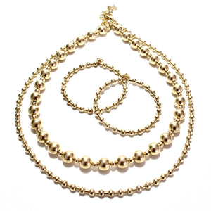 gold bubblegum necklace