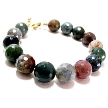 Load image into Gallery viewer, chunky indian agate bracelet