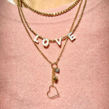Load image into Gallery viewer, triple heart necklace