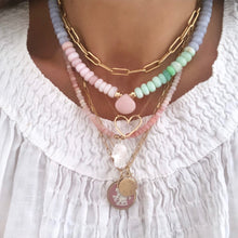 Load image into Gallery viewer, happy necklace pastel ombre