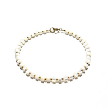 Load image into Gallery viewer, mother of pearl heishi beads bracelet