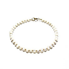 Load image into Gallery viewer, mother of pearl heishi beads bracelet