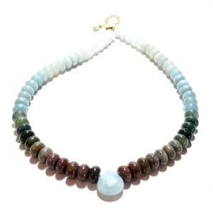 winter ombre necklace