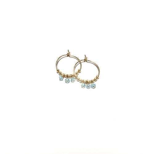 multi apatite small hoops