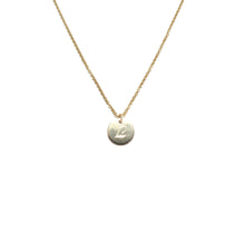 Load image into Gallery viewer, engraved disc necklace