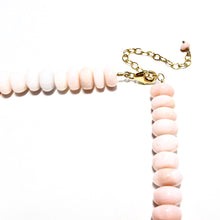 Load image into Gallery viewer, large pink opal beads necklace