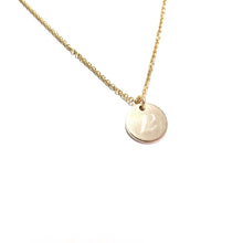 Load image into Gallery viewer, engraved disc necklace