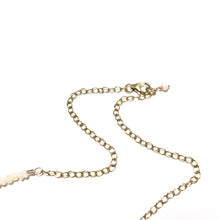 Load image into Gallery viewer, love necklace pink opals