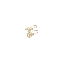 Load image into Gallery viewer, peace sign hook earrings